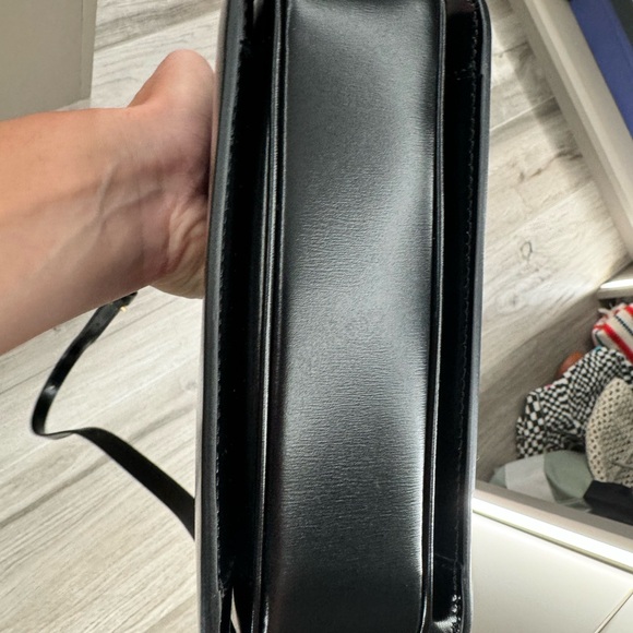 Celine triomphe bag teen black - Picture 6 of 8